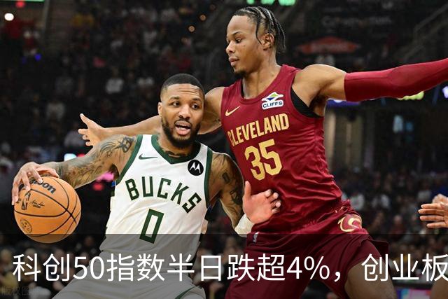 科创50指数半日跌超4%，创业板指跌超3%，四大行总市值突破10万亿